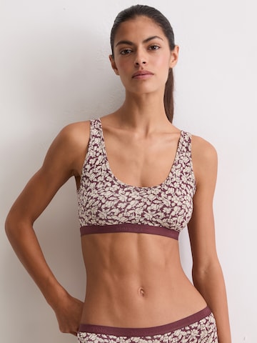 Marc O'Polo - Bustier Sujetador ' Essentials ' en rojo: frente