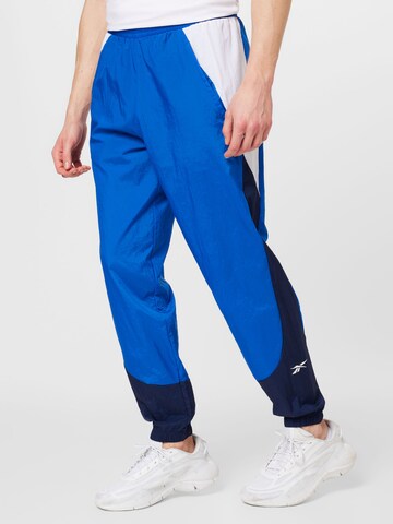 Reebok Конический (Tapered) Спортивные штаны в Синий: спереди