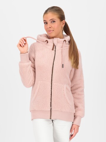 Alife and Kickin - Chaqueta polar 'Tabea' en rosa: frente