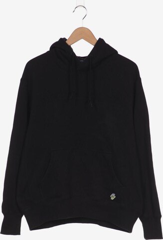 Superdry Sweatshirt & Zip-Up Hoodie in XL in Black: front