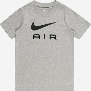 Nike Sportswear Тениска 'AIR FA22' в сиво: отпред