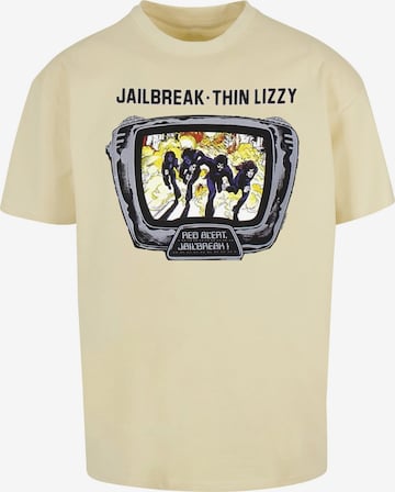 Maglietta 'Thin Lizzy - Jailbreak' di Merchcode in giallo: frontale