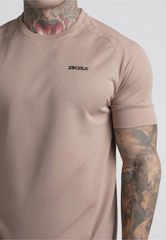 SikSilk - Camisa em castanho