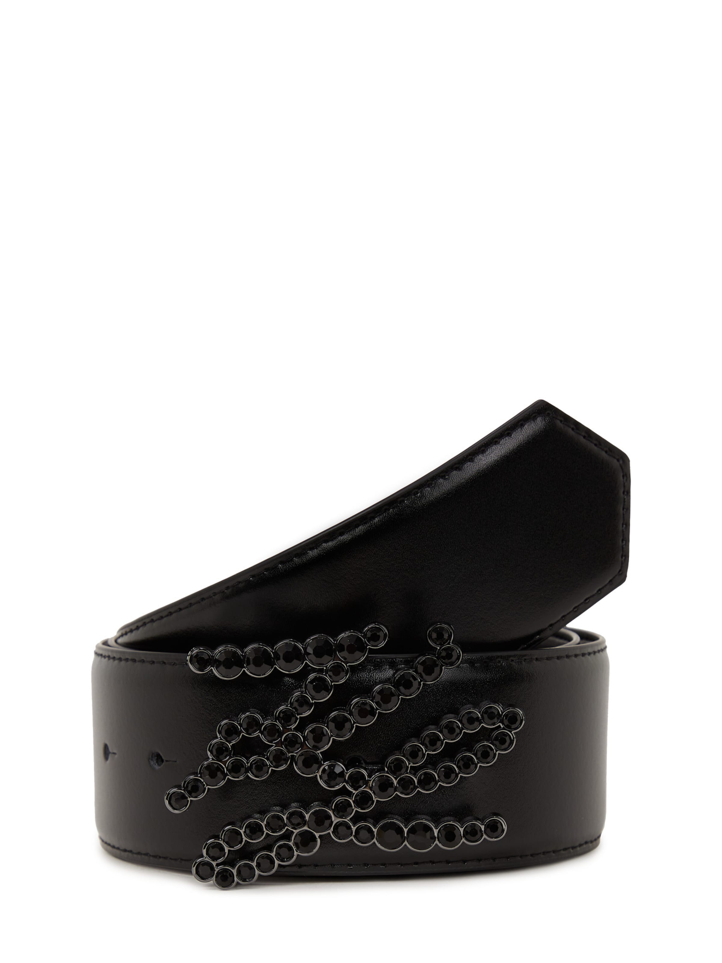 Karl Lagerfeld Pasek w kolorze czarny: przód