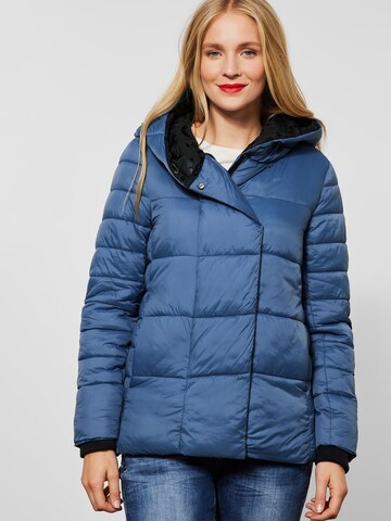 STREET ONE Winter Jacket in Blue: front