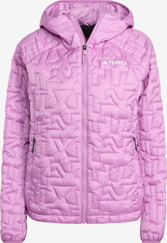 ADIDAS TERREX - Chaqueta de montaña 'Xperior' en lila: frente