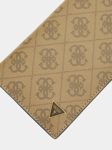 GUESS Portemonnaie 'Lyon' in Beige