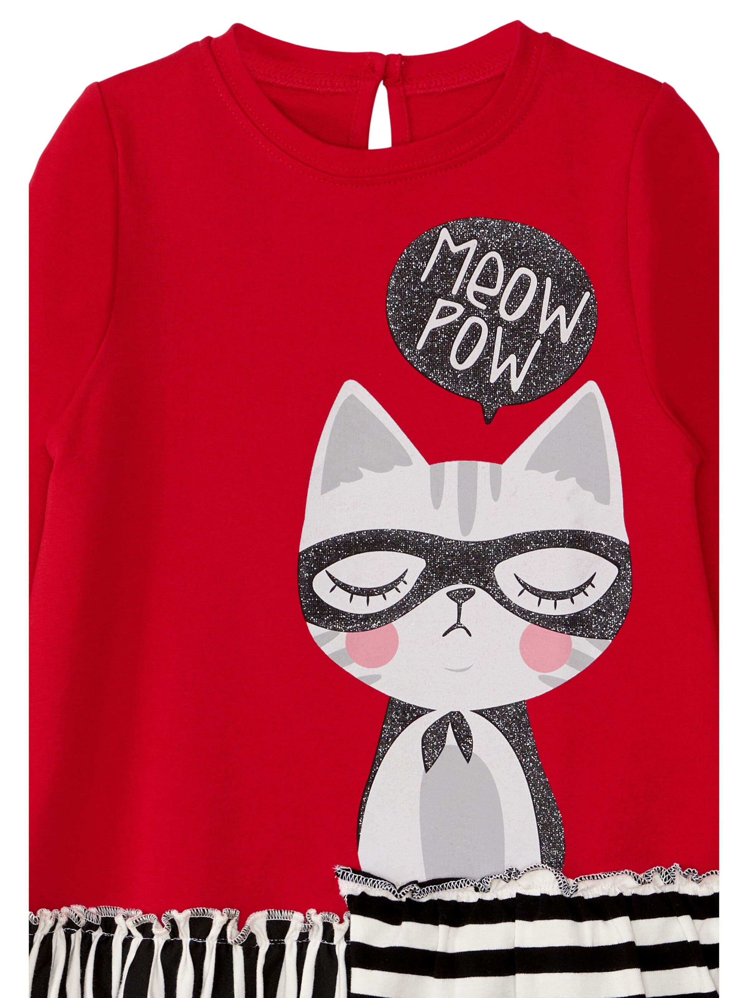 Robe 'Meow' Denokids en rouge