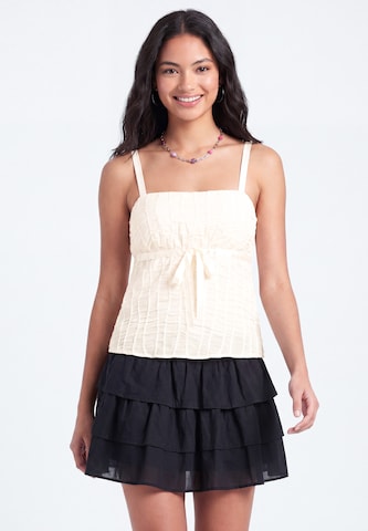 myMo at night - Top en blanco: frente