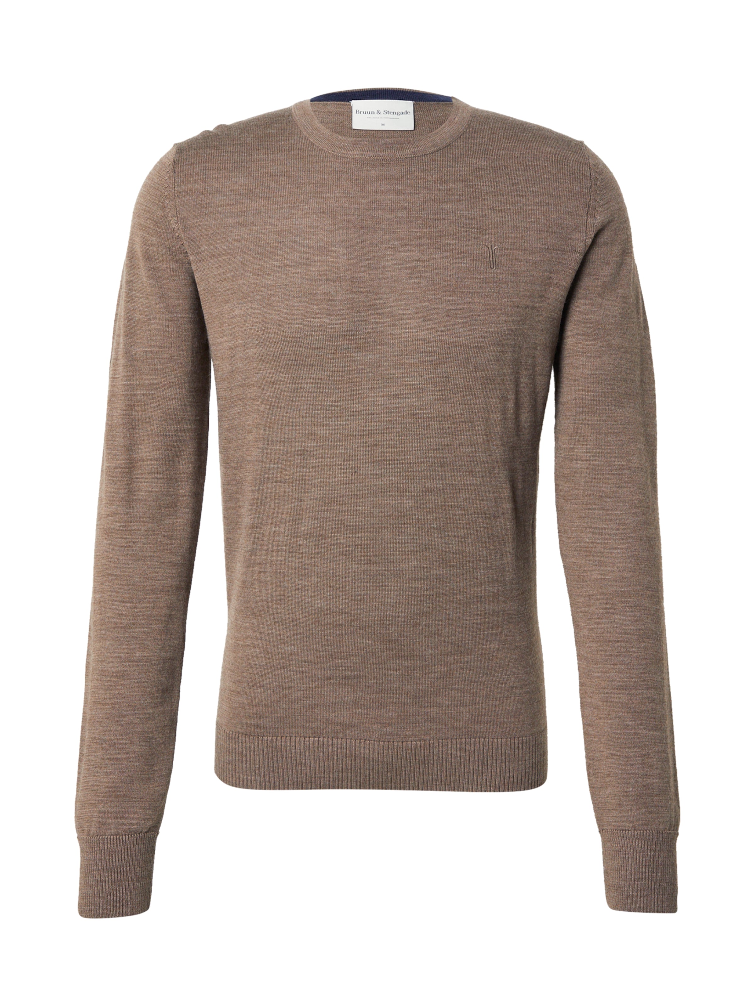 Bruun & Stengade Svetr 'Jupiter' – hnědá: přední strana