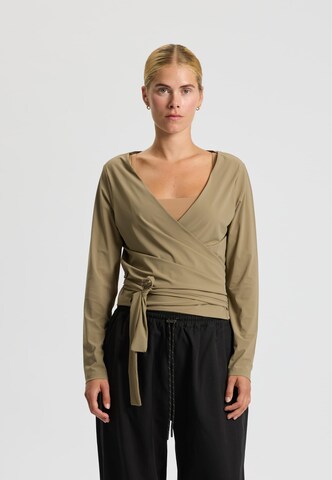 T-shirt 'Valencia' rethinkit studios en marron : devant