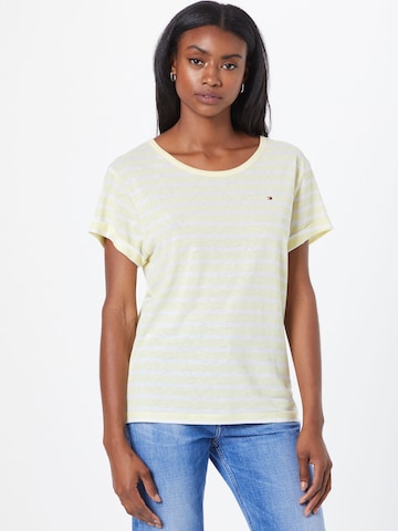 TOMMY HILFIGER Regular T-Shirt 'Vikki' in Gelb: predná strana