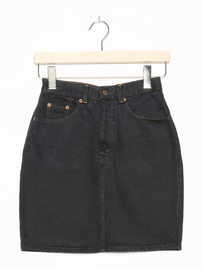 LEVI'S Jeansrock in XXS in black denim, Produktansicht