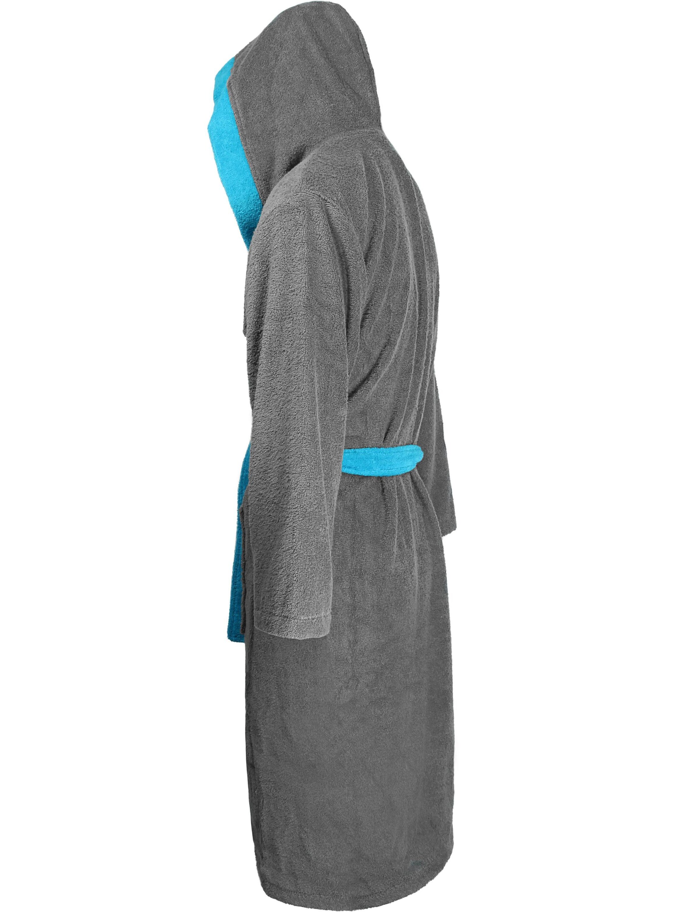 normani Badjas lang  in Grijs