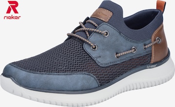 Rieker Slipper ' B9643 ' in Blau: Vorderseite