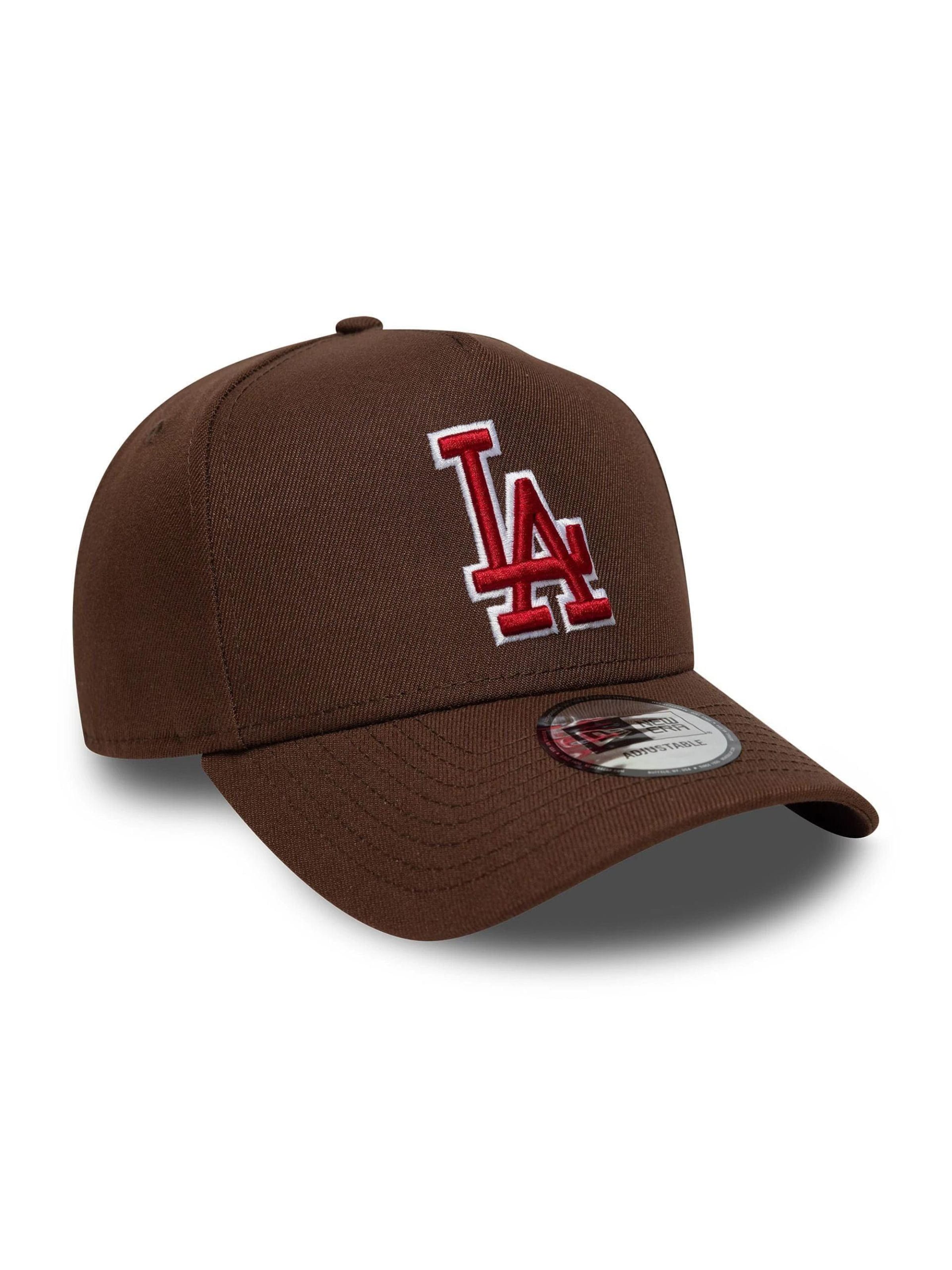 NEW ERA Cap 'Los Angeles Dodgers MLB Outline Script' in Brown