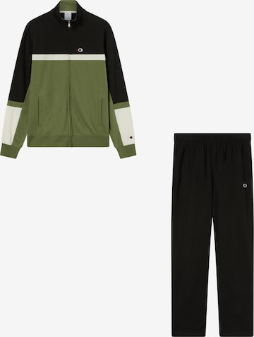 Champion Authentic Athletic Apparel Sweatsuit in Green: front
