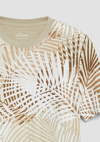 s.Oliver T-Shirt in Beige