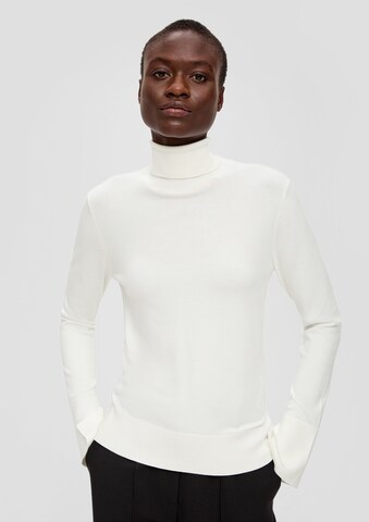 s.Oliver BLACK LABEL Trui in Beige: voorkant