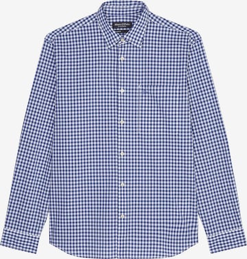 Marc O'Polo Regular fit Overhemd in Blauw: voorkant