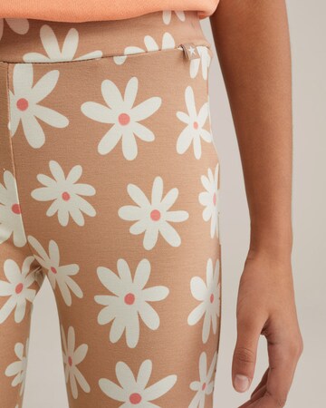 évasé Leggings WE Fashion en marron