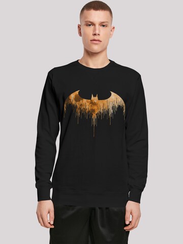 F4NT4STIC Sweatshirt 'DC Comics Batman Arkham Knight Halloween Moon' in Zwart: voorkant