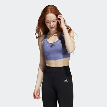 ADIDAS PERFORMANCE Bustier Urheilurintaliivit 'Believe This ' värissä lila: edessä