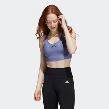 ADIDAS PERFORMANCE Bustier Sport bh 'Believe This ' in Lila: voorkant