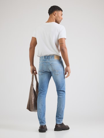 REPLAY Slimfit Jeansy 'ANBASS' w kolorze niebieski