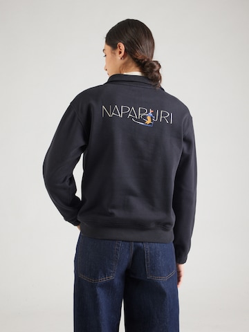 NAPAPIJRI - Sudadera 'B-BISE' en negro: atrás