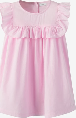 NAME IT Jurk 'NMFFalinnen' in Roze: voorkant