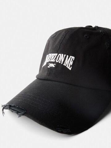 Bershka Cap in Schwarz