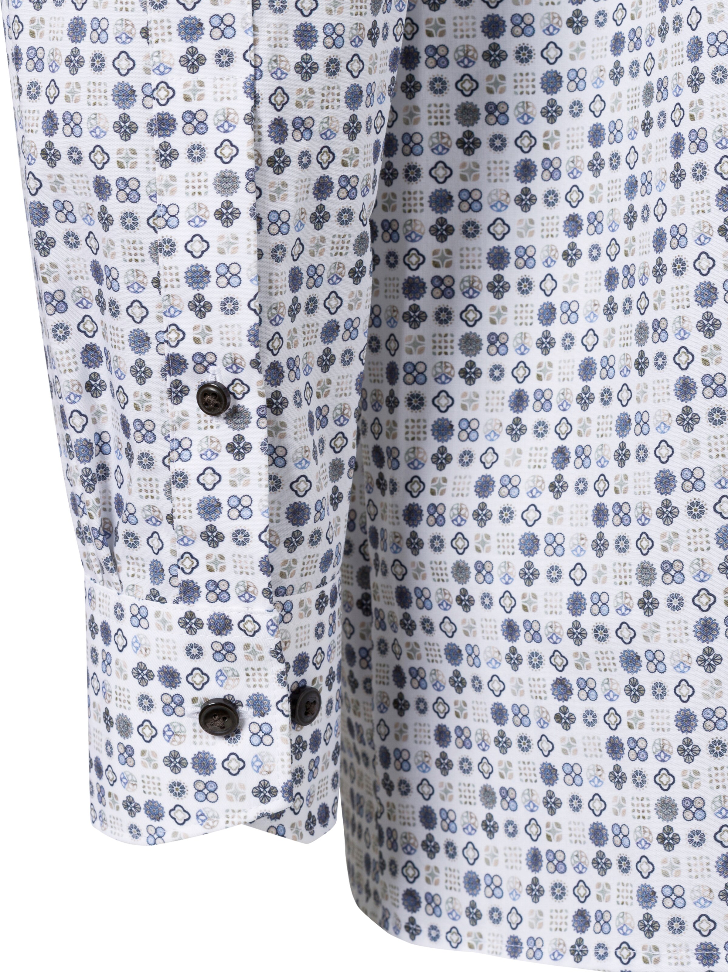 OLYMP Regular fit Overhemd in Blauw