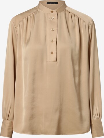 OPUS Blouse 'Fogeta' in Beige: voorkant