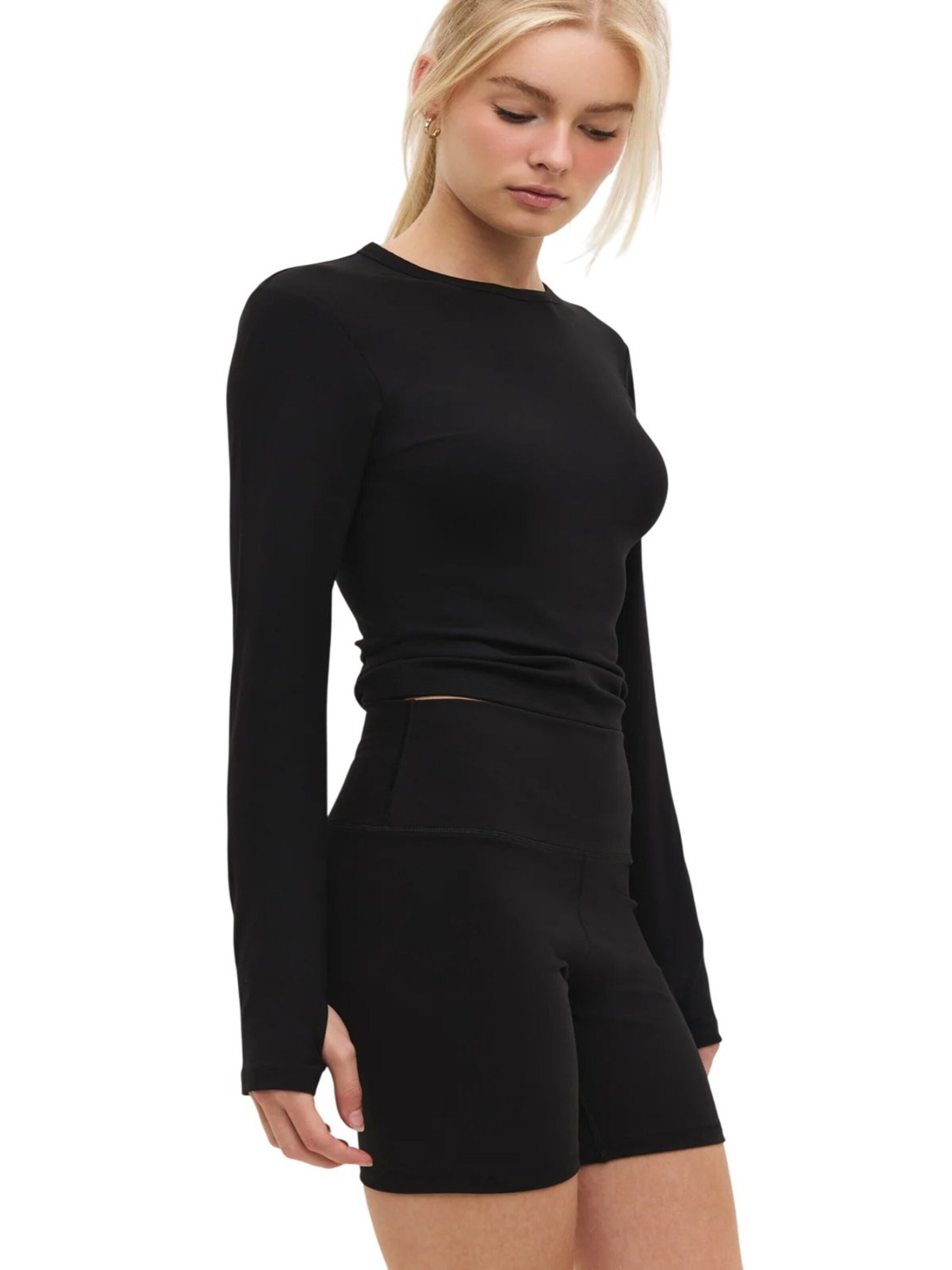 No Matter What Skinny Leggings in Schwarz