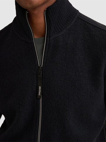 Giacchetta 'Cardigan with stand collar and zipper closure' di VANGUARD in blu