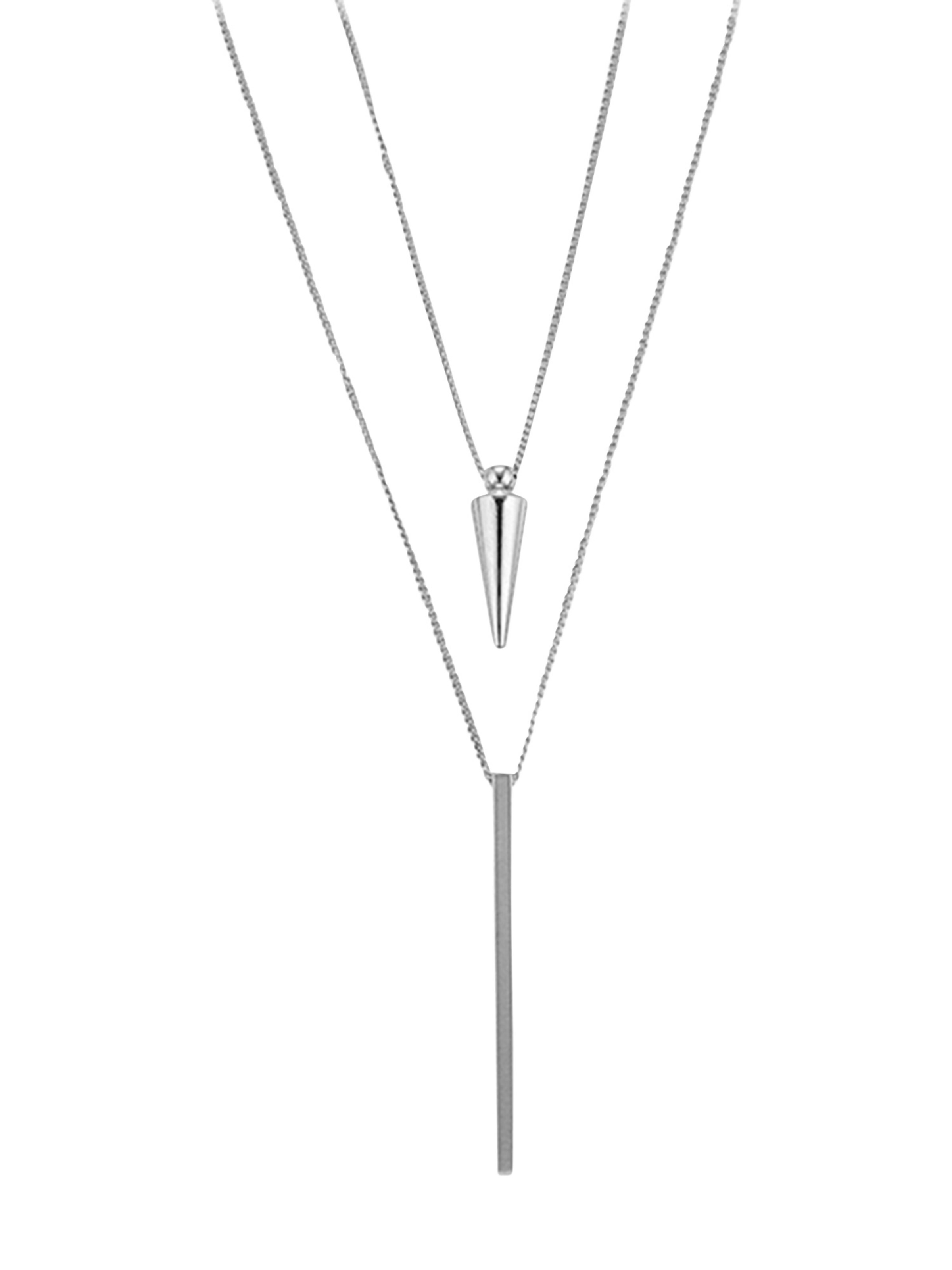 Heideman Kette 'Duplo' in Silber: Vorderseite