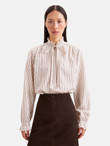 SEIDENSTICKER Blouse in Beige: voorkant