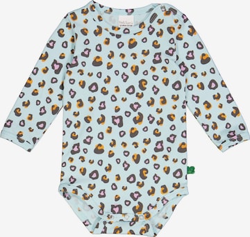 Tutina / body per bambino di Fred's World by GREEN COTTON in blu: frontale