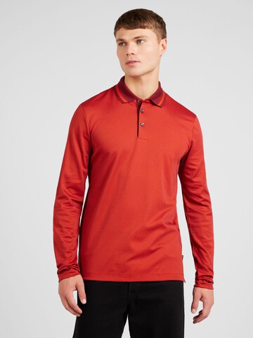 BOSS Poloshirt 'Pleins' in Rot: Vorderseite