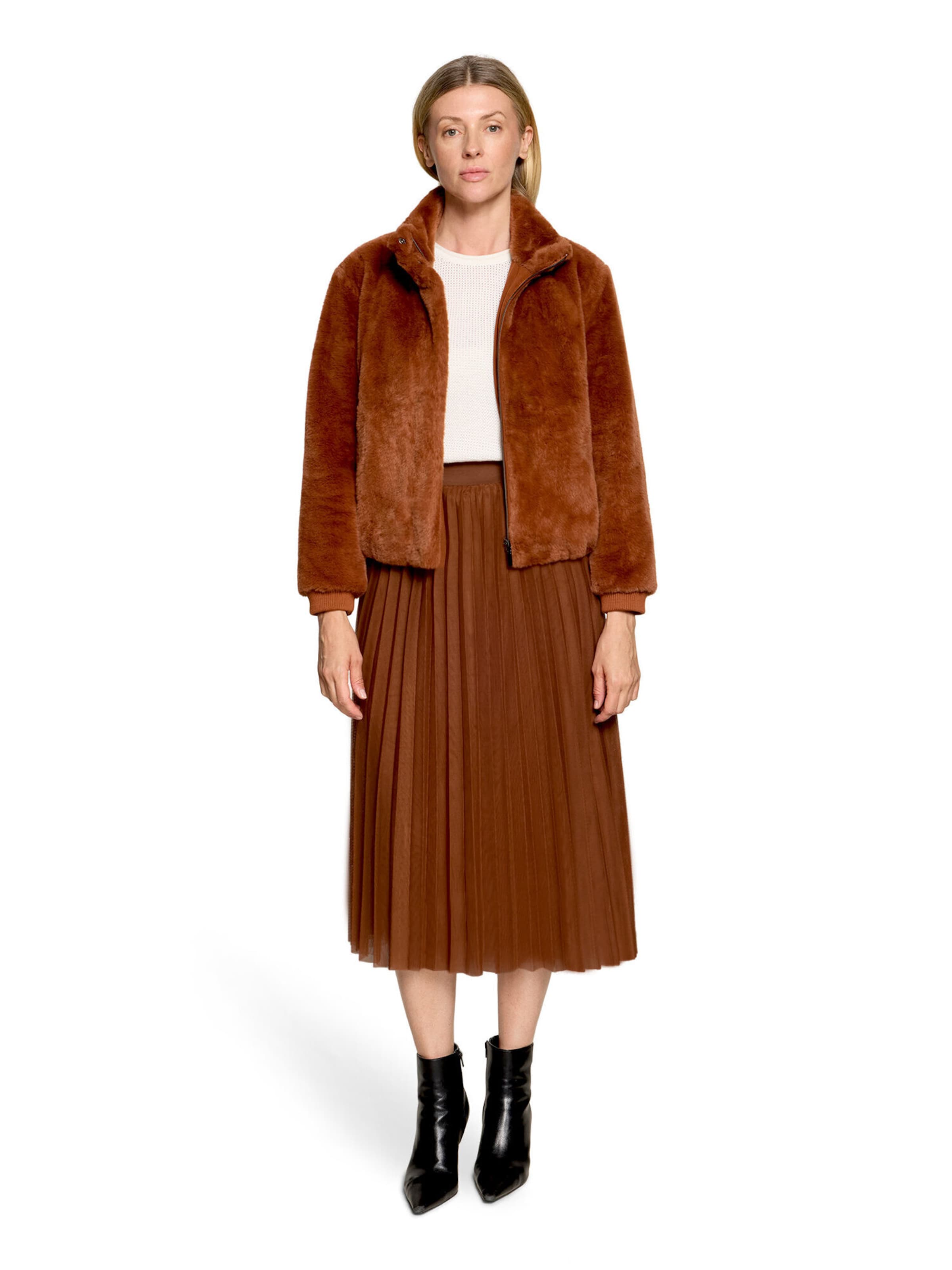 Jupe Betty & Co en marron : devant