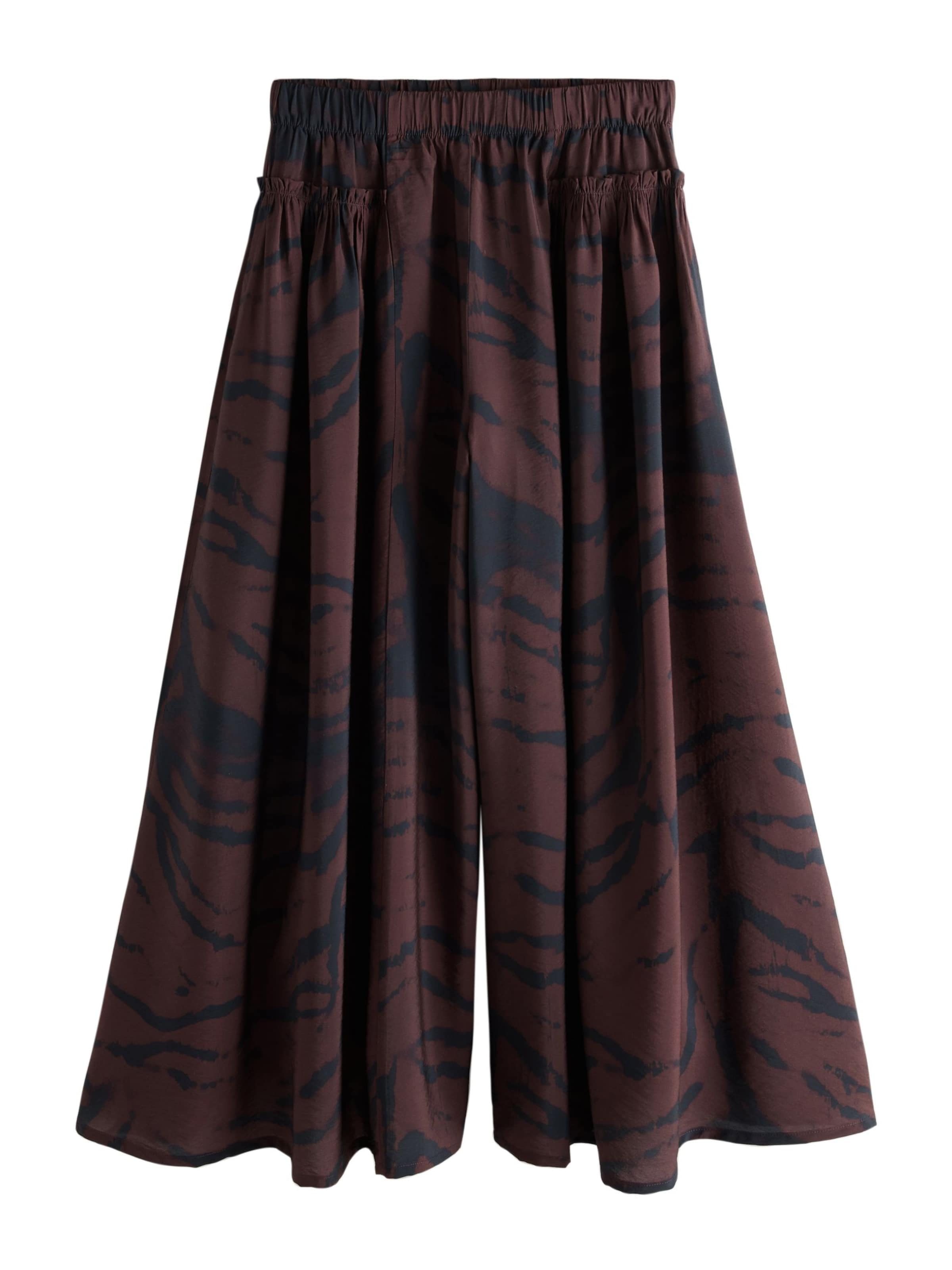 Next Широкий Штаны в Коричневый: спереди