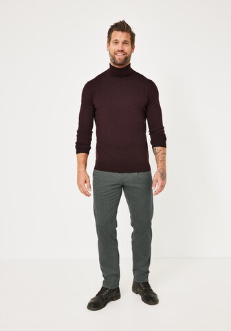 REDPOINT Slimfit Chinohose in Grau