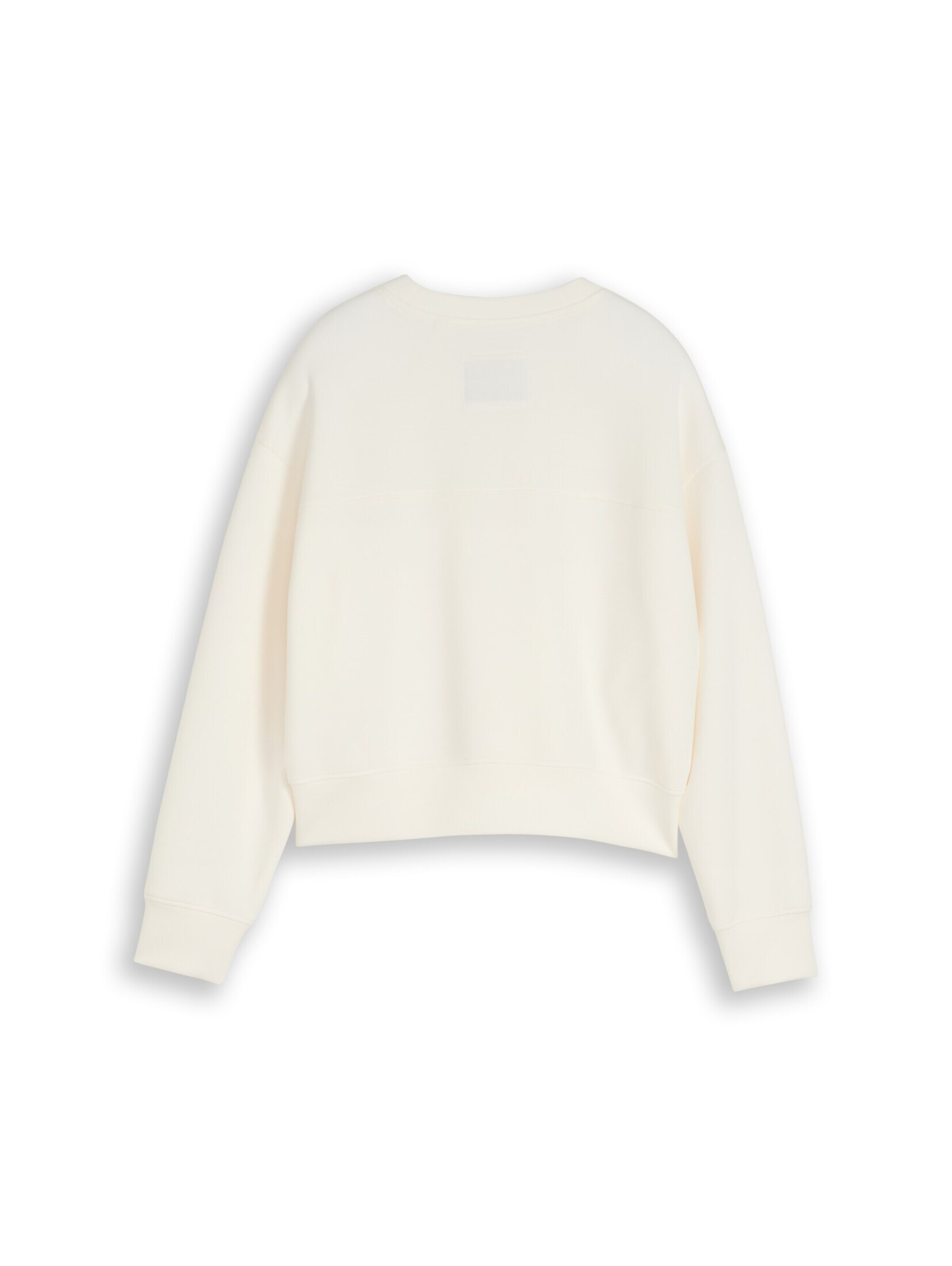 Sweat-shirt TOM TAILOR en blanc