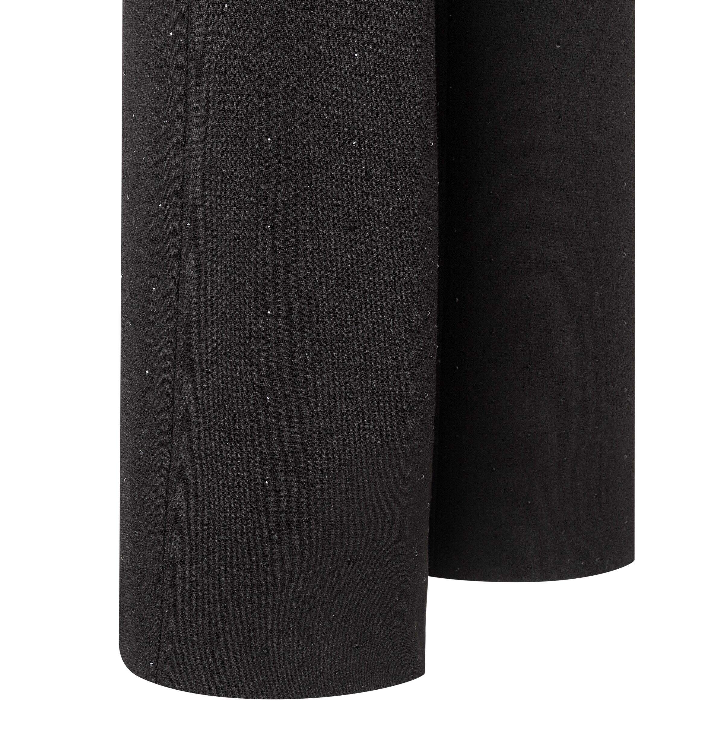 MAC Wide Leg Hose in Schwarz