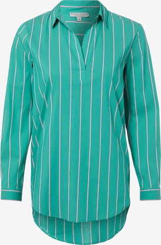 Marie Lund Blouse in Groen: voorkant