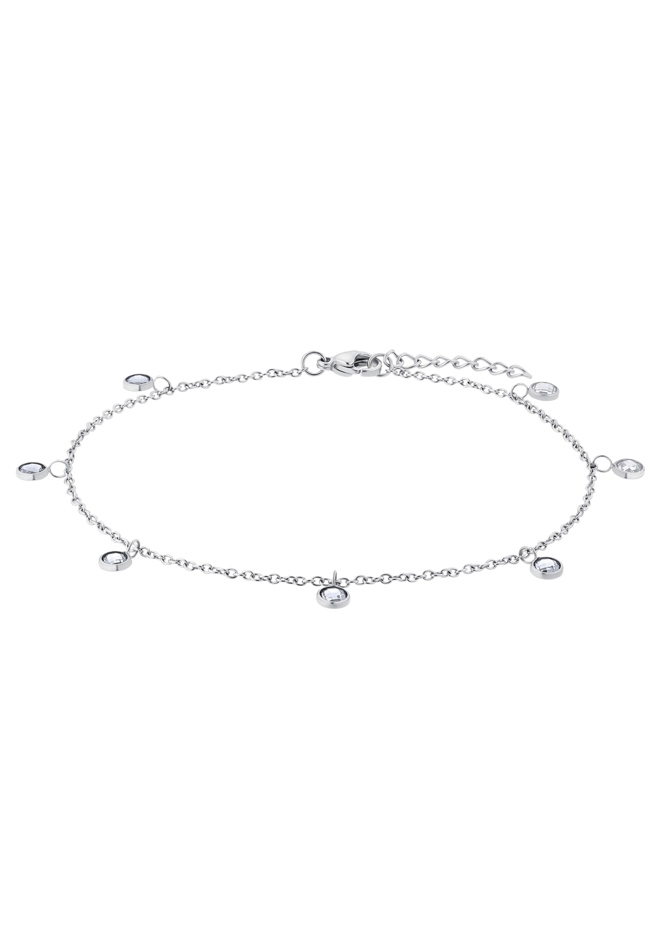 AMOR Foot Jewelry in Silver: front