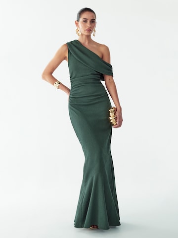 St MRLO Evening Dress 'CROIX ' in Green