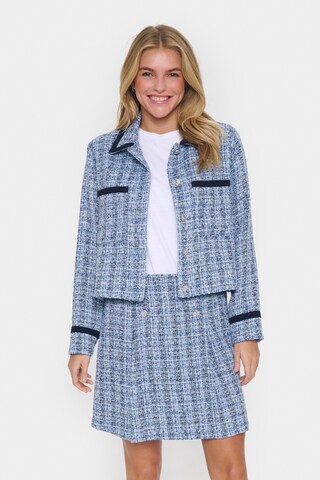 SAINT TROPEZ Between-season jacket 'Jacqueline' in Blue: front