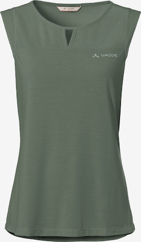 VAUDE Sporttop 'Skomer' in Grün: Vorderseite